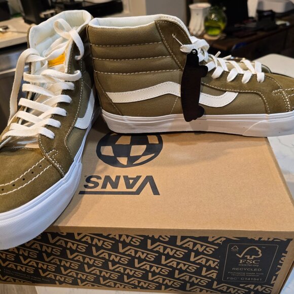 Vans Vault SK8-HI VR3 LX Butternut / Citrus VN0A5EE3B76 MENS SIZE 12 NEW - Picture 4 of 15